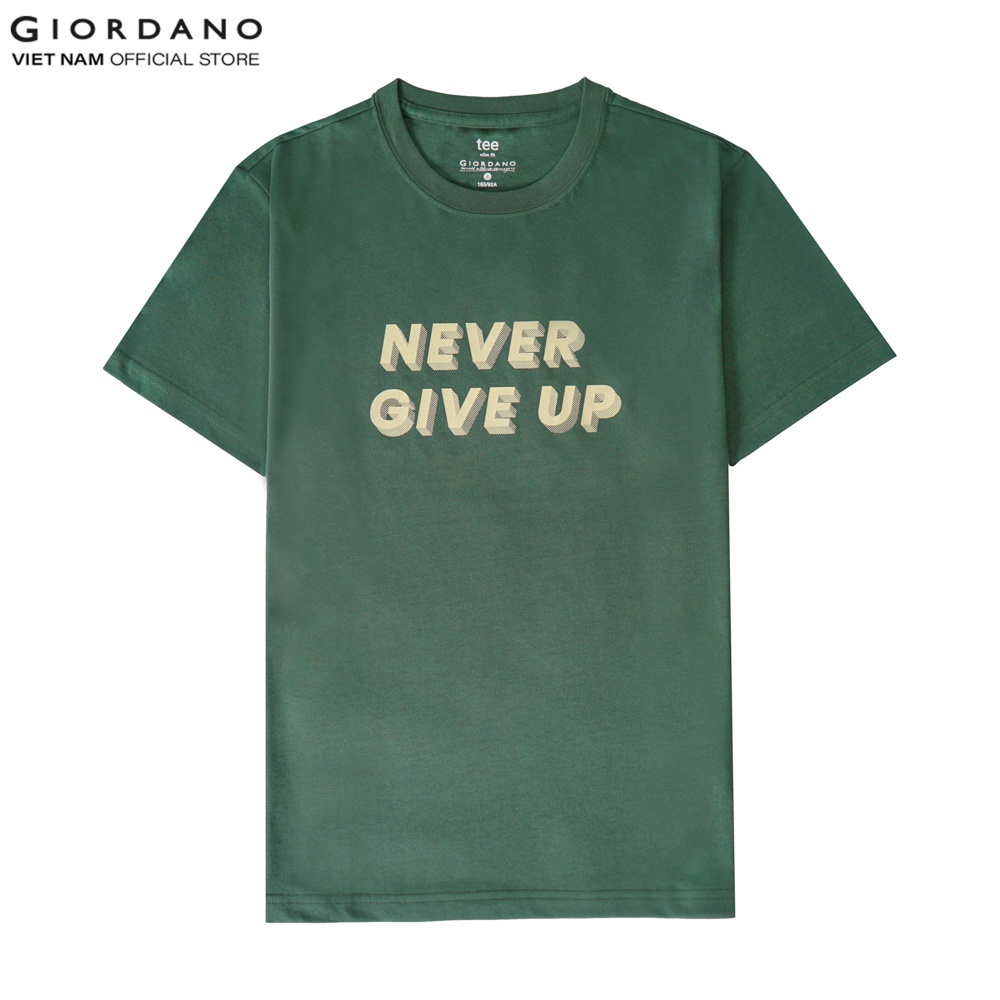 Áo Thun Nam In Hình Printed Tee Giordano 01092303