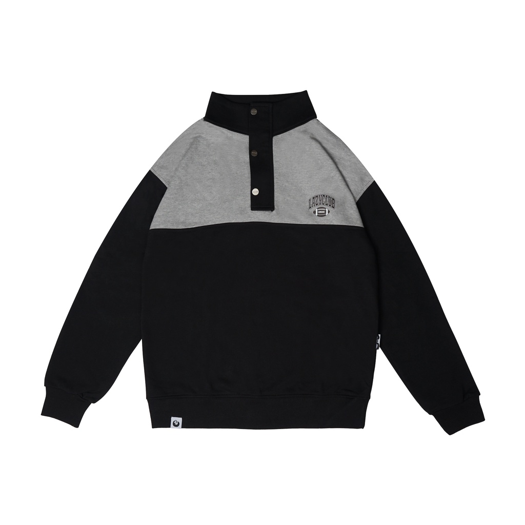 Áo Halfzip EMAS LazyClub Halfzip/Black Grey