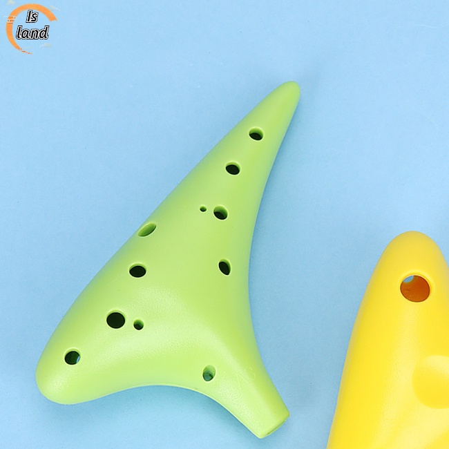 Sáo Ocarina Nhựa 12 Lỗ Dành Cho Người Mới Bắt Đầu