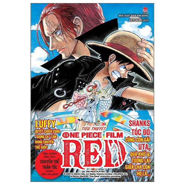 Sách - Tiểu Thuyết One Piece Film RED - Tặng Kèm Bìa Áo Và Poster Gập Sẵn Bên Trong