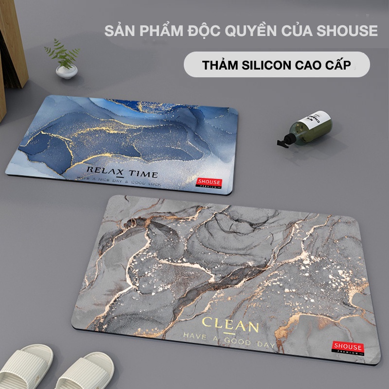 Thảm lau chân Silicon nhà bếp Shouse