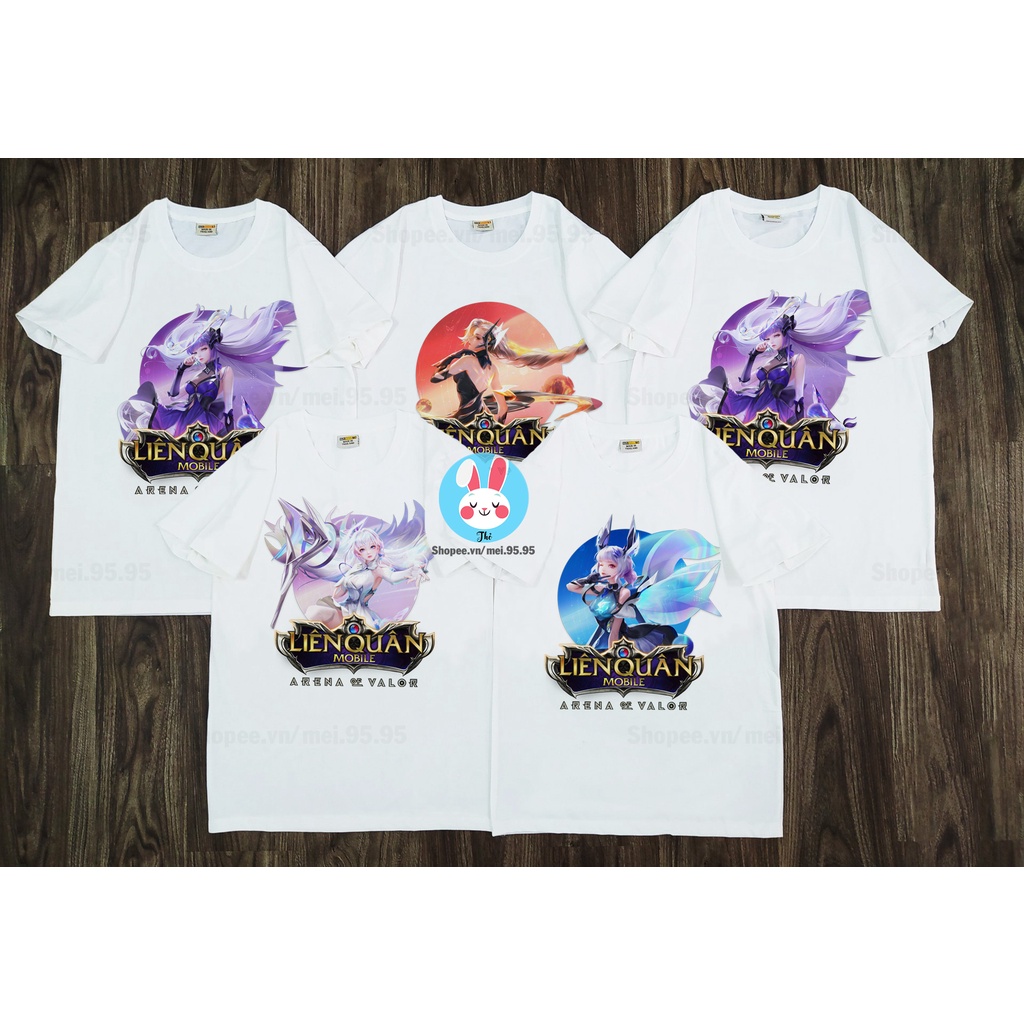 Áo thun liên quân Wave, áo phông liên quân cực chất điêu thuyền wave, yena wave,lili wave,sinestrea wave