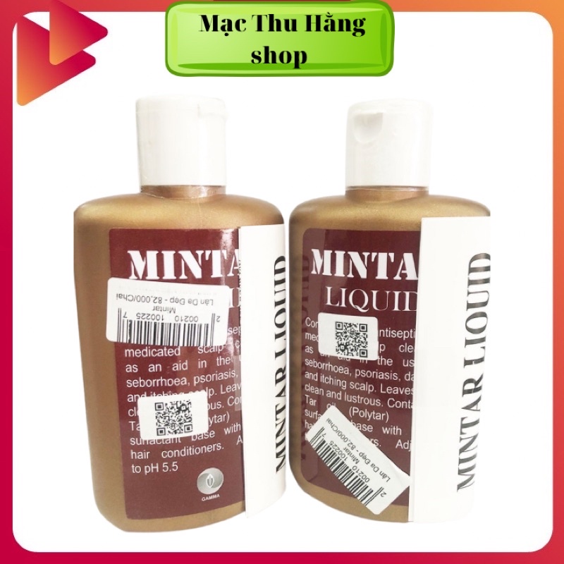 Dầu gội đầu Mintar Liquid 150ml :hết ngứa, sạch gàu, vảy nến.