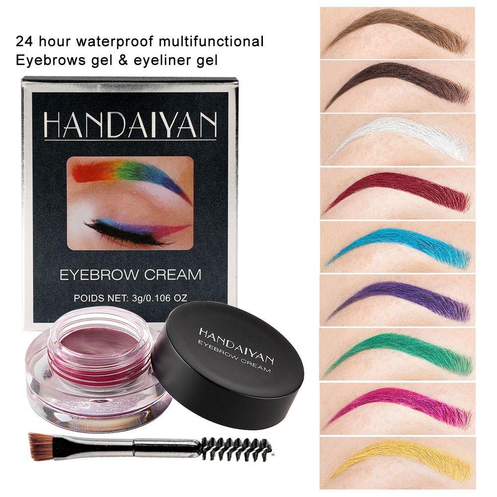 Kem Trang Điểm Lông Mày Chống Nước Kèm Cọ Hiệu MIHAN1