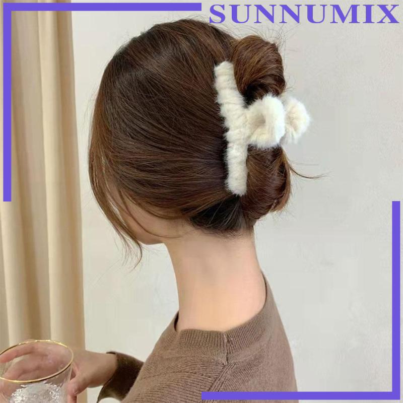 Kẹp Tóc Càng Cua Bằng Vải Bông Kích Thước Lớn Cho Nữ