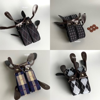 Suspenders Hoạ tiết Dây giữ đai quần chữ Y - dạng nút cài The Harry