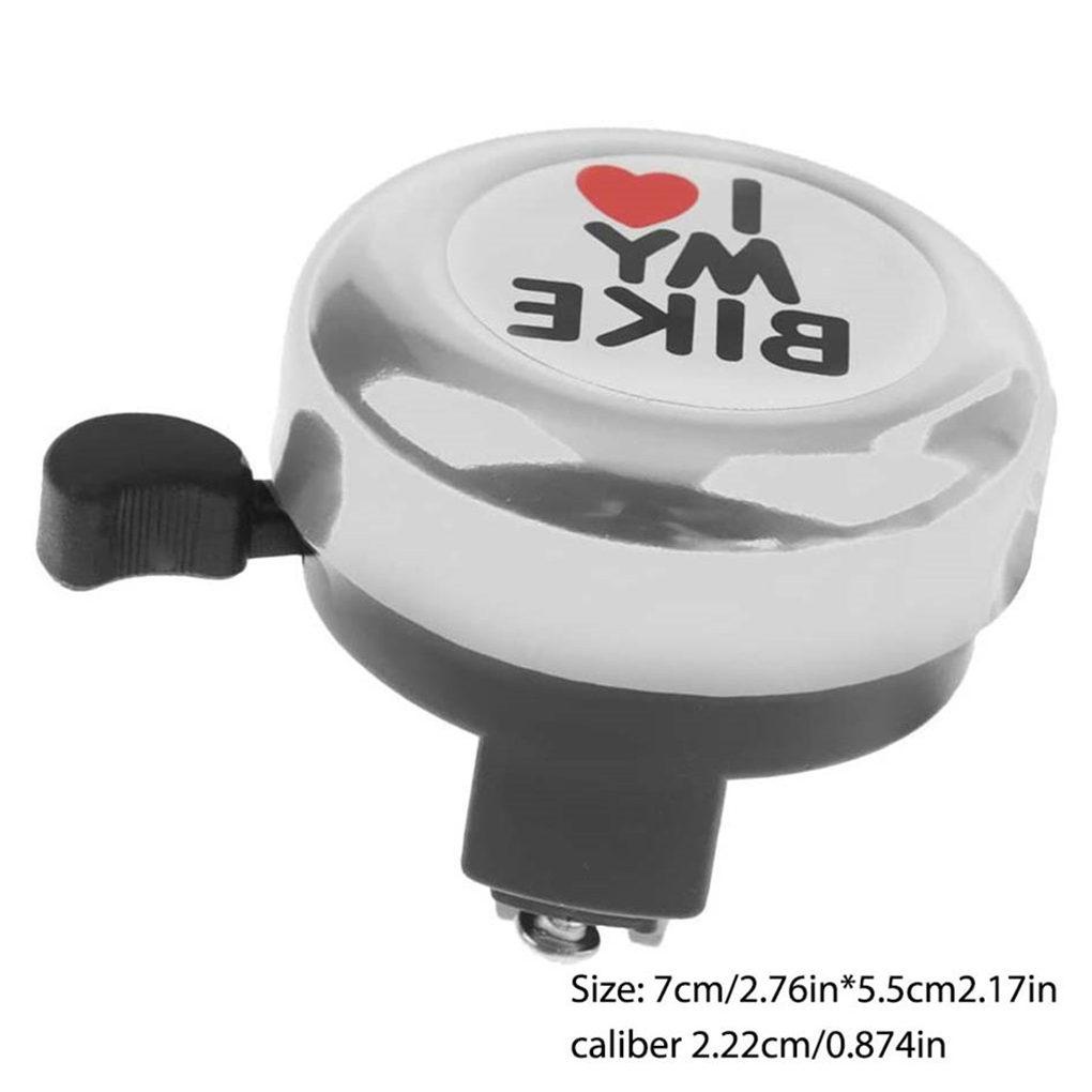 Chuông Xe Đạp Bằng Hợp Kim Điều Chỉnh Được In Họa Tiết Trái Tim Dành Cho Trẻ Em