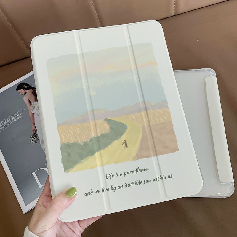 Ốp Máy Tính Bảng Mềm Họa Tiết Hoàng Hôn Cho iPad GEN7 / 8 / 9 10.2 "GEN10 10.9" Pro11 "Pro12.9" 2022 Air4 Air5 Air3 mini6