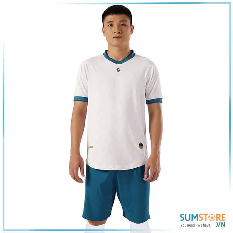 CP SPORT – Áo Đá Bóng Không Logo Spirit Trắng - Áo Bóng Đá Thể Thao Nam Nữ Cao Cấp Mới