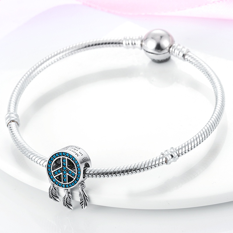 Hạt Charm Bằng Bạc Sterling 925 Hình Cây Xương Rồng Xinh Xắn