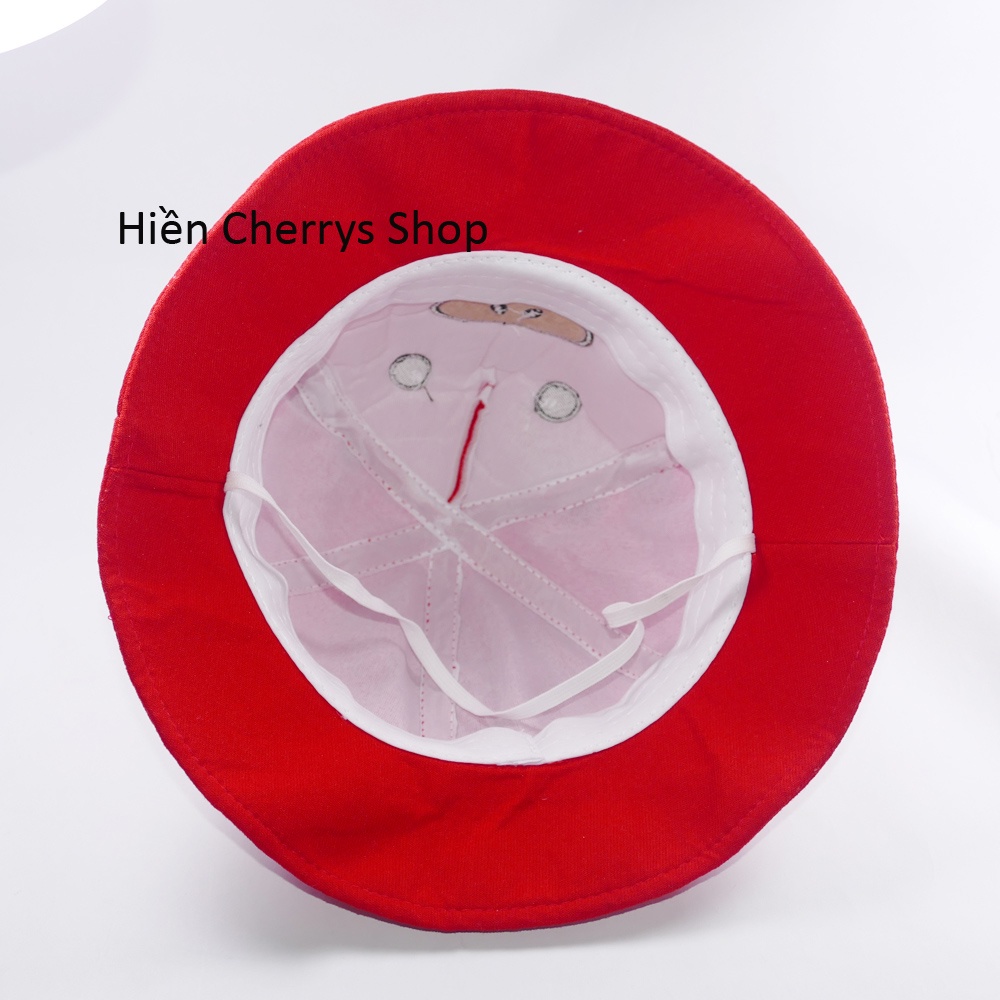 Nón tai bèo con trâu dành cho trẻ em từ 2-5 tuổi chất liệu vải nhung mềm mại và em dành cho bé