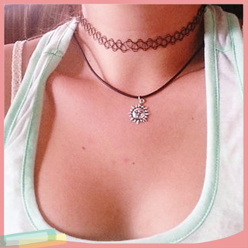 Dây Chuyền Hợp Kim Trang Trí Mặt Hình Hoa Hướng Dương Xinh Xắn Cho Nữ