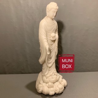 Tượng Phật A Di Đà bột đá đứng cao 24cm