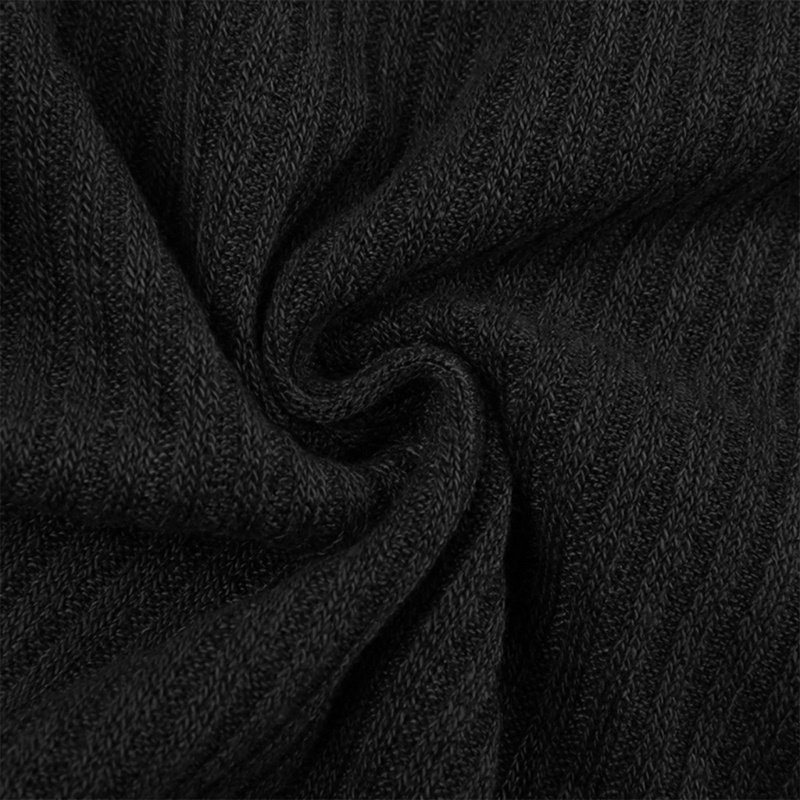 Áo Croptop Dệt Kim Tay Dài Cổ Chữ V Phối Ren Và Nút Thời Trang Cho Nữ