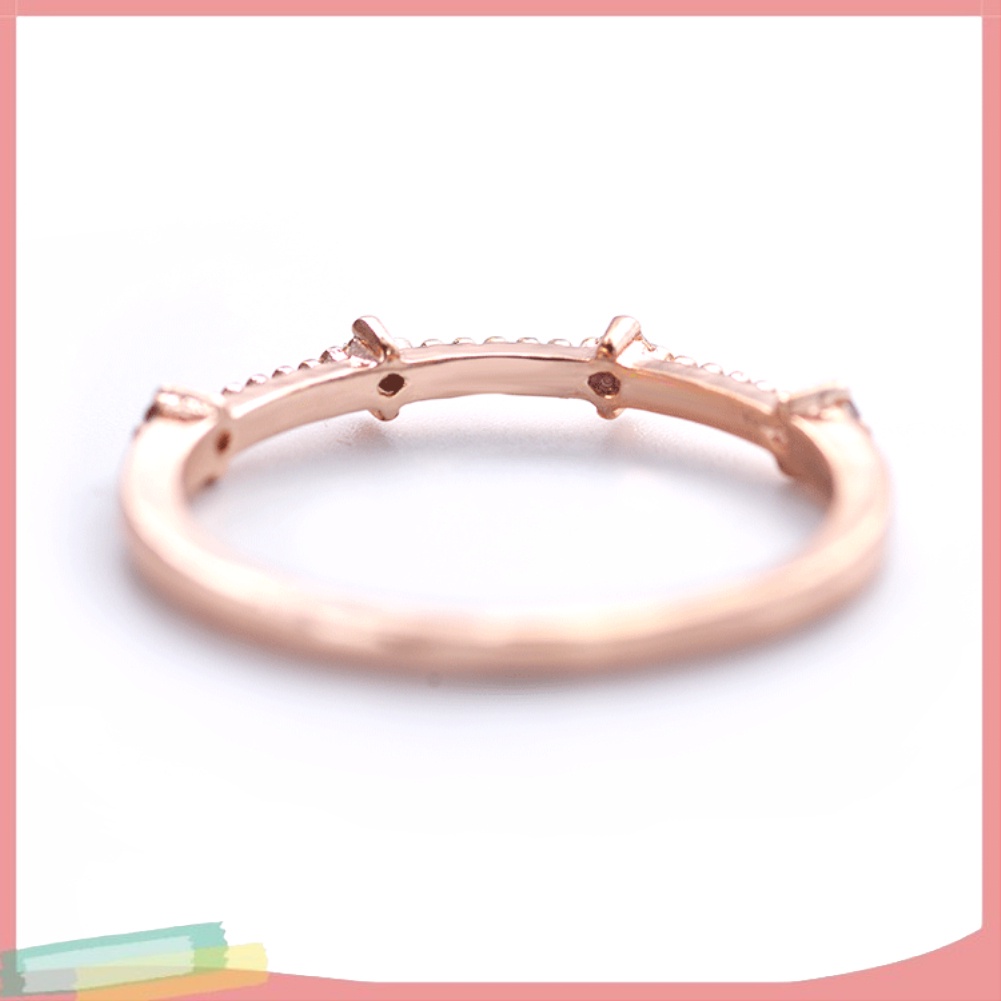 Nhẫn hợp kim trang trí 4 chiếc đính đá thời trang cho nữ