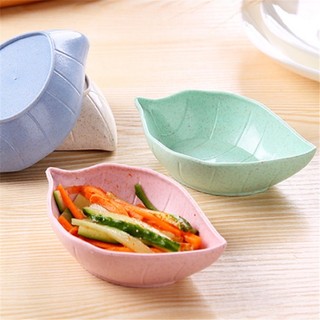 Đĩa đựng nước chấm lúa mạch hình lá liễu D017