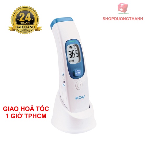 Nhiệt kế hồng ngoại  điện tử cao cấp đo nhiệt độ thân nhiệt AOV 8801