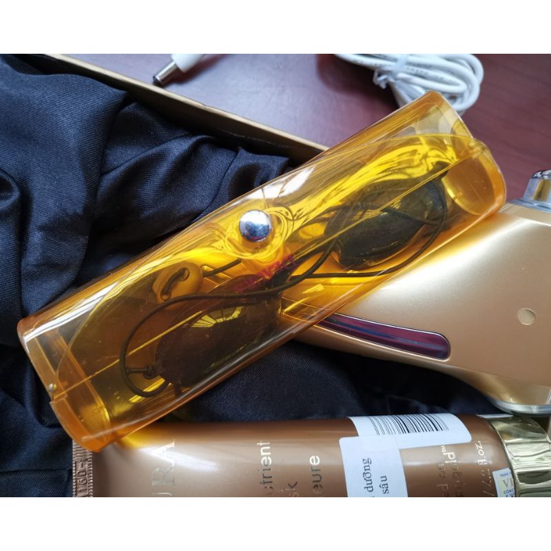 Máy massage mặt, nâng cơ mặt đẩy tinh chất Biolong Deaura full hộp tặng kèm kem dưỡng ẩm sâu