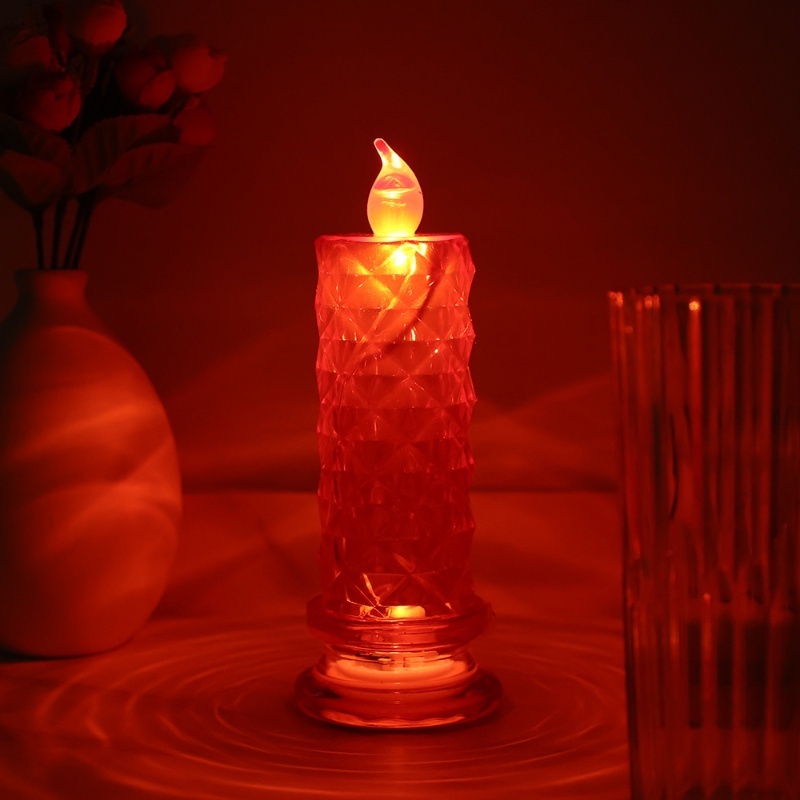 1 Đèn LED Hình Hoa Hồng Trang Trí Tiệc