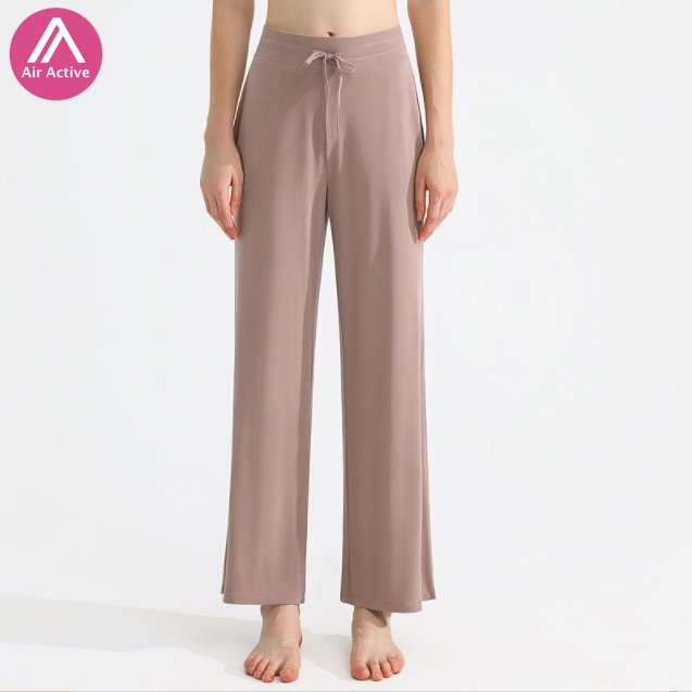 Quần tập yoga AIRACTIVE LEISURE LW YDK09 lưng cao ống rộng mềm mại thời trang