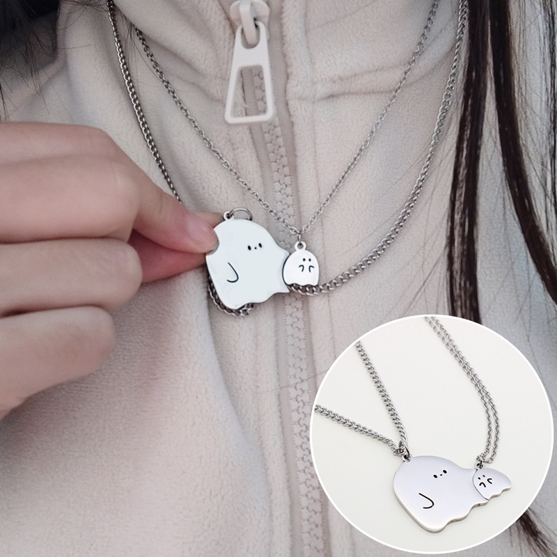 1 Vòng cổ Mặt Hình Ma Phong Cách Hàn Quốc Thời Trang Cho Cặp Đôi