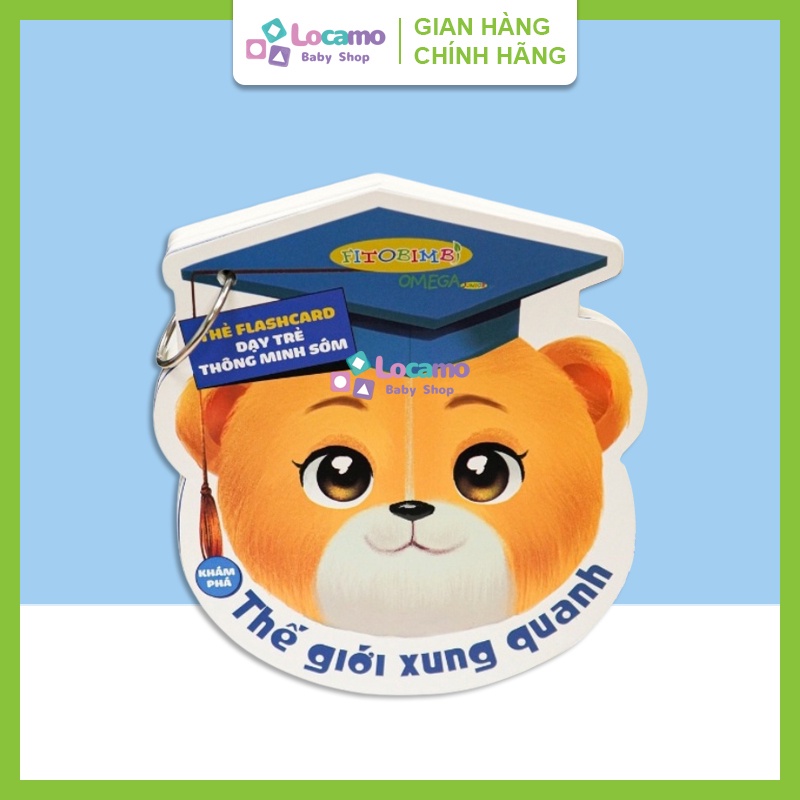 Bộ Sách Flashcard Sơ Sinh FITOBIMBI Giúp Phát Triển Trí Thông Minh Cho Bé