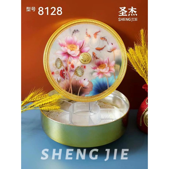 Khay Mứt Tết 3D Hộp Đựng Bánh Kẹo Nhựa Họa Tiết Cổ Điển Sang Trọng - Hàng Loại 19