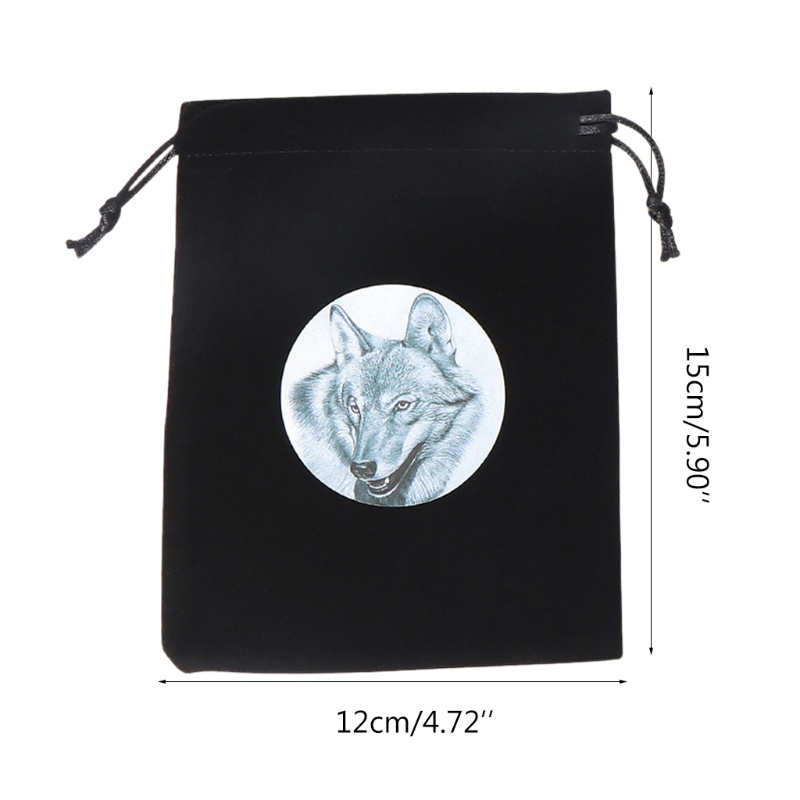 Túi Dây Rút Mini Đựng Thẻ Bài Tarot Chất Liệu Nhung