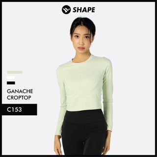 Áo croptop dài tay tập gym yoga pilates màu pastel cho nữ cao cấp [C153]