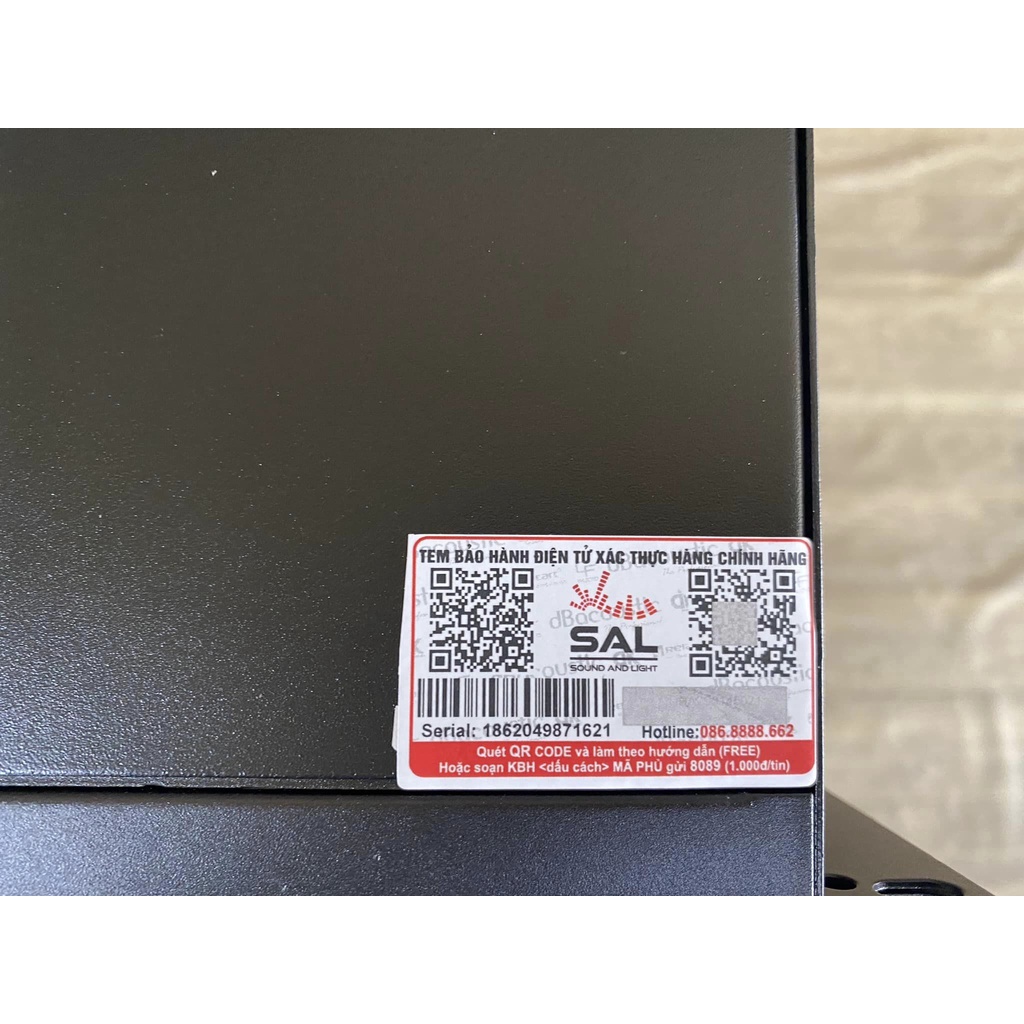 CỤC ĐẨY 2 KÊNH DBACOUSTIC B2500 HÀNG CHÍNH HÃNG- CÔNG SUẤT 500W/ 1 KÊNH