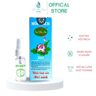 Xịt hôi nách dạ thảo liên 100% thảo dược thiên nhiên 20ml | 100% natural herbal antiperspirant spray 20ml