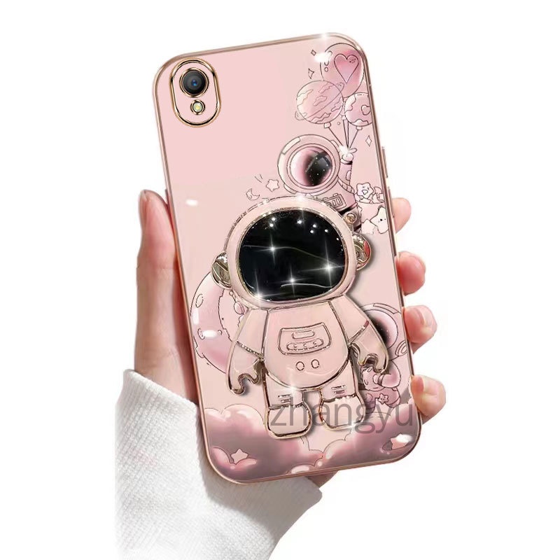 ốp lưng OPPO A37 NEO 9 a57 a39 3D Mạ điện Ốp Điện Thoại TPU Mềm Siêu Mỏng Mạ Điện Hình Phi Hành Gia 3D Chống Sốc Cho OPPO A37 NEO 9 a57 a39