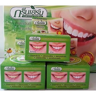 Kem tẩy trắng răng Green Herb Thái Lan