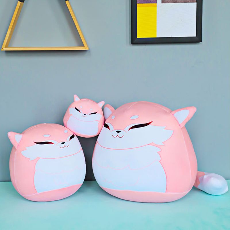 Đồ chơi nhân vật nhồi bông game Genshin Impact chú cáo Yae Miko mềm mại 20-40cm làm quà tặng sinh nhật cho bé gái