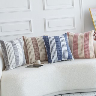  GỐI TỰA LƯNG SOFA  VẢI LEN CHẠY ZIC ZAC NỔI CAO CẤP ĐX1881