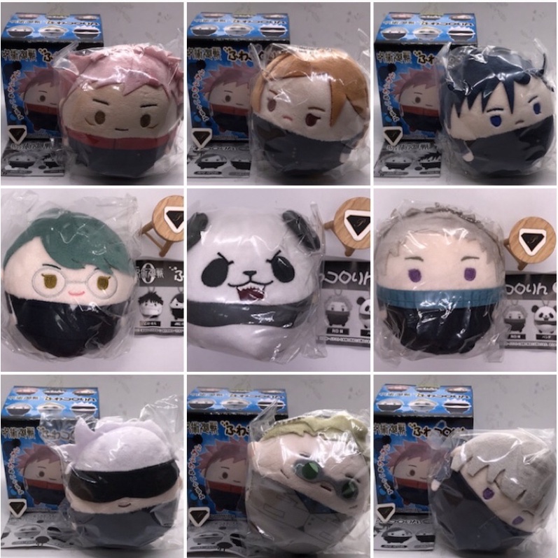 OtakuTPstore Chính hãng nguồn Nhật off official fuwa daruma doll búp bê nhồi bông anime Jujutsu Kaisen