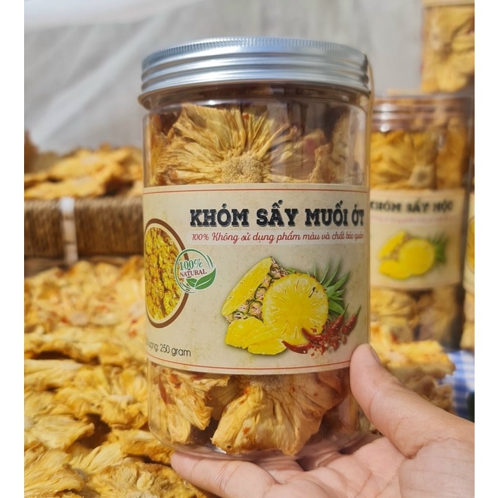 Khóm ( Thơm)  sấy muối ớt