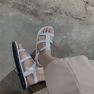 [No.17] [Ảnh thật shop chụp] Giày sandal nữ đan chéo rọ