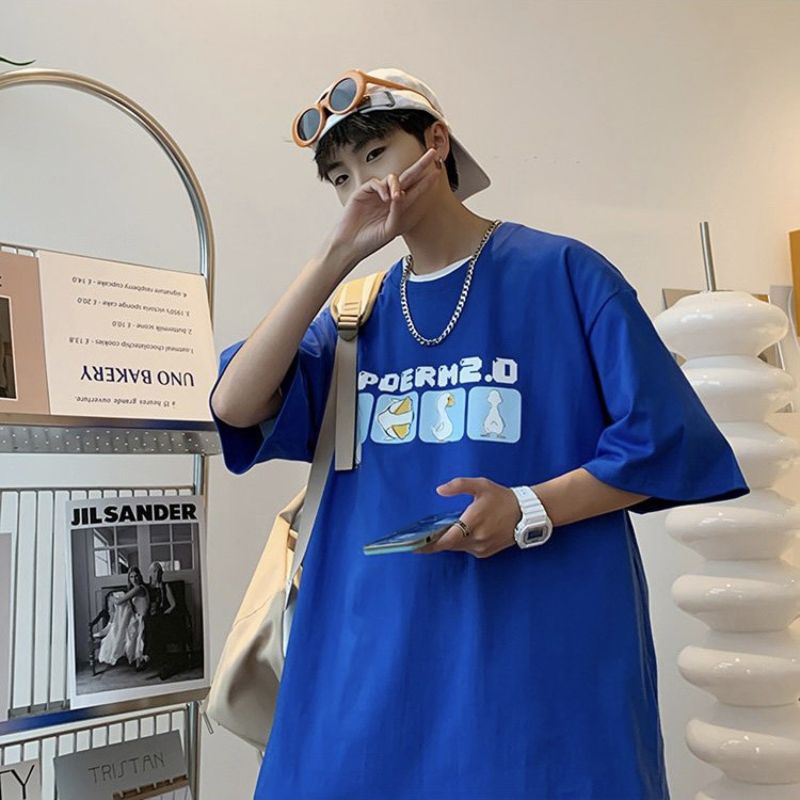 Áo thun tay lỡ unisex vịt OPDERM 2.0