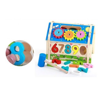 Ngôi nhà lắp ráp đập bóng thả số