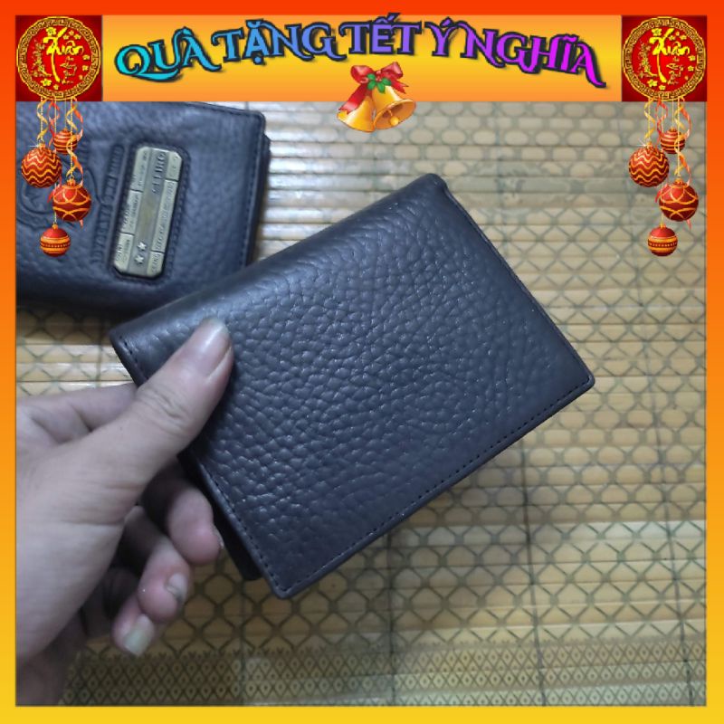 Ví nam da thật, da bò sáp hàng xưởng xuất khẩu