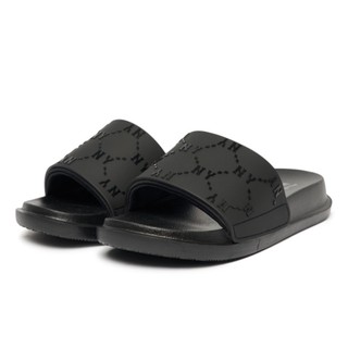 [Chính Hãng] Dép MLB Mound Dia Monogram - Màu Đen - Code: 3ALPAC1 50BKS
