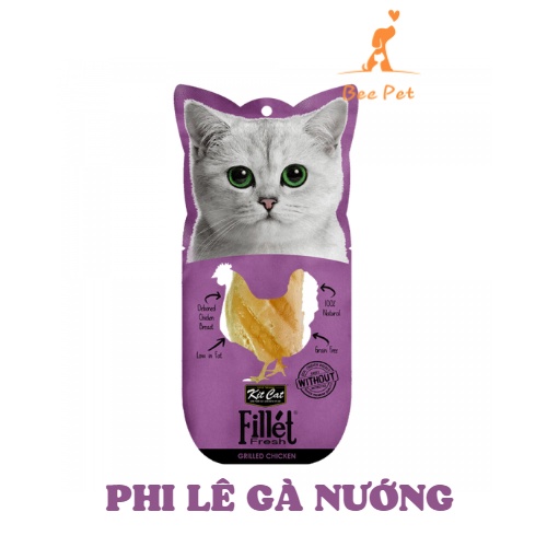KITCAT FILLET - PHI LÊ THỊT THƠM NGON CHO MÈO 30G