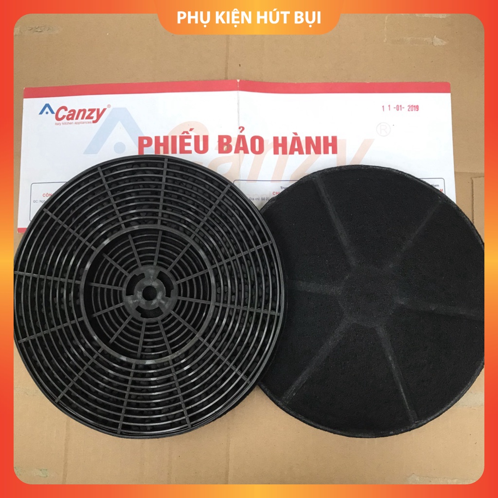 Đĩa than hoạt tính cho máy hút mùi Canzy Faster Sunhouse cổ điển đg kính 175mm dày 14mm