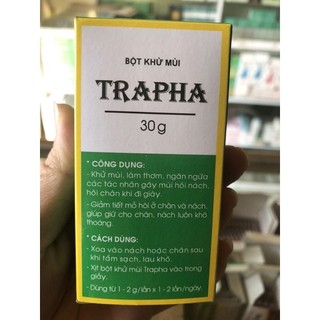 BỘT KHỬ MÙI TRAPHA 30G TRAPHACO