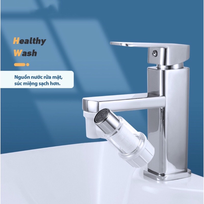 Vòi lọc nước thông minh xoay 720 độ - Vòi lọc nước lắp chậu rửa mặt, lavabo