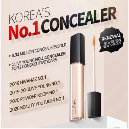 Kem Che Khuyết Điểm LUNA Lâu Trôi  / Hàn Quốc