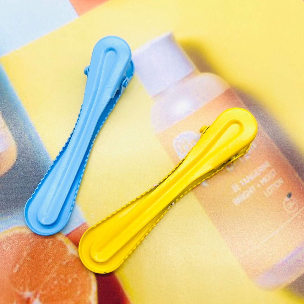 Kẹp tóc mái hình số 8 bằng sắt trơn nhiều màu đơn giản giá rẻ KEP07