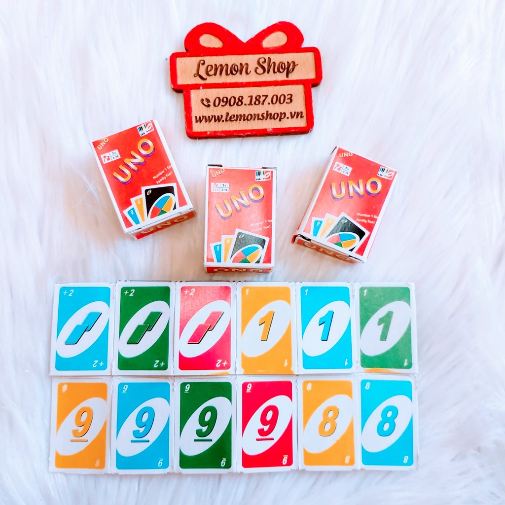 Bài Uno Mini ( Giấy Cứng Thường ) - 1 Bộ