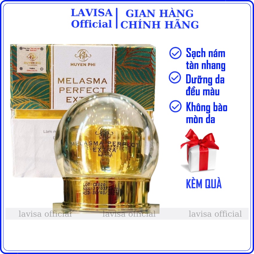 Kem nám huyền phi sạch nám tàn nhang dưỡng da trắng sáng đều màu không bào mòn da